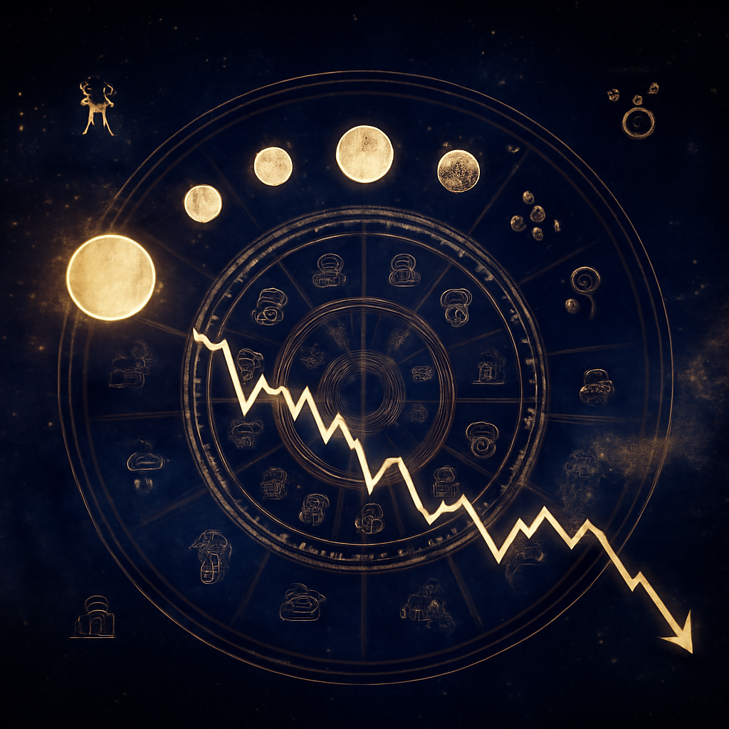 Celestial Briefing: Dow slides 800 points as selloff ramps up